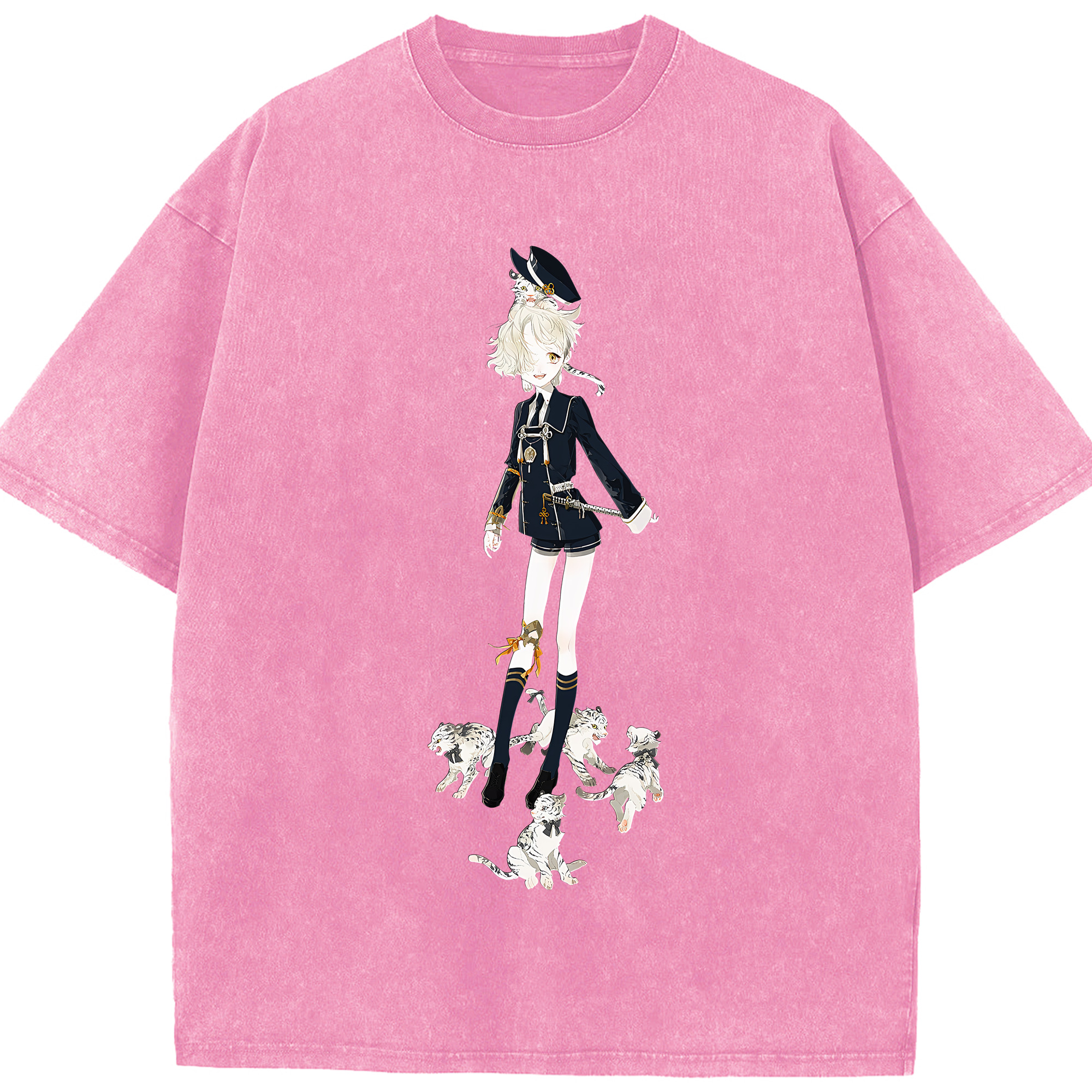 （画像用） 刀剣乱舞 Touken Ranbu 綿100% ヴィンテージ風 半袖Tシャツ（フロントプリント）